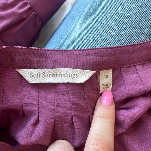 Soft Surroundings Polanco Top size 1x - Picture 9 of 11